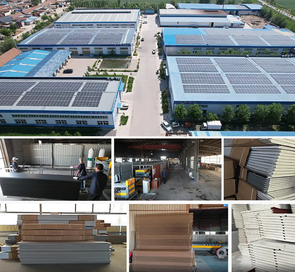 Light Steel Villa Wall Panel product display and application effect